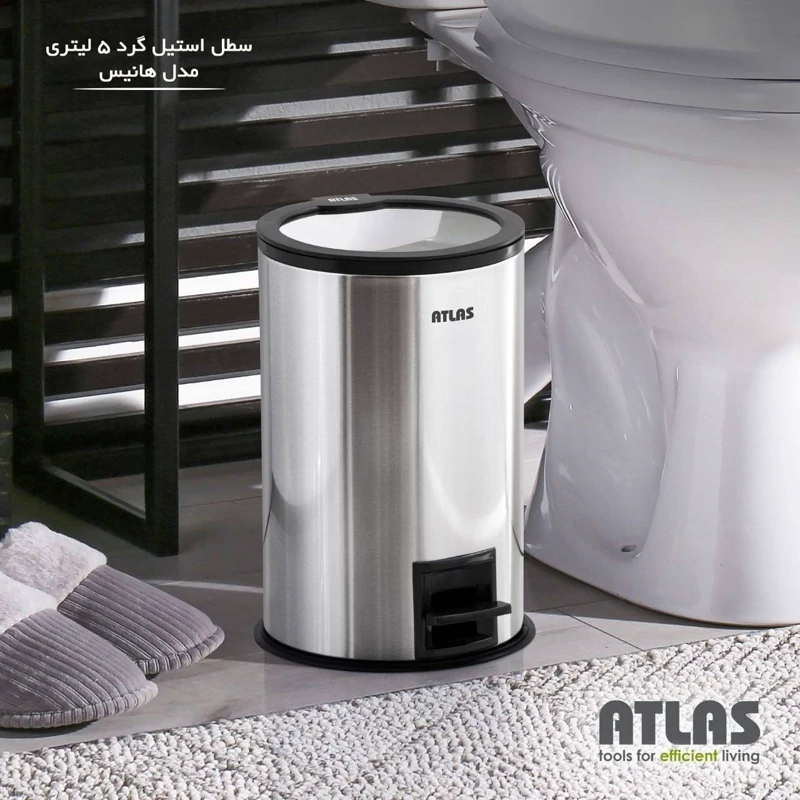 سطل استیل مدل هانیس 5لیتری با رنگ بندی