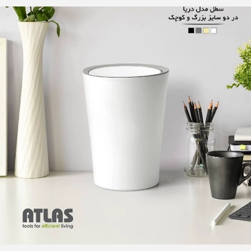 سطل پلاستیکی کد370 با رنگ بندی