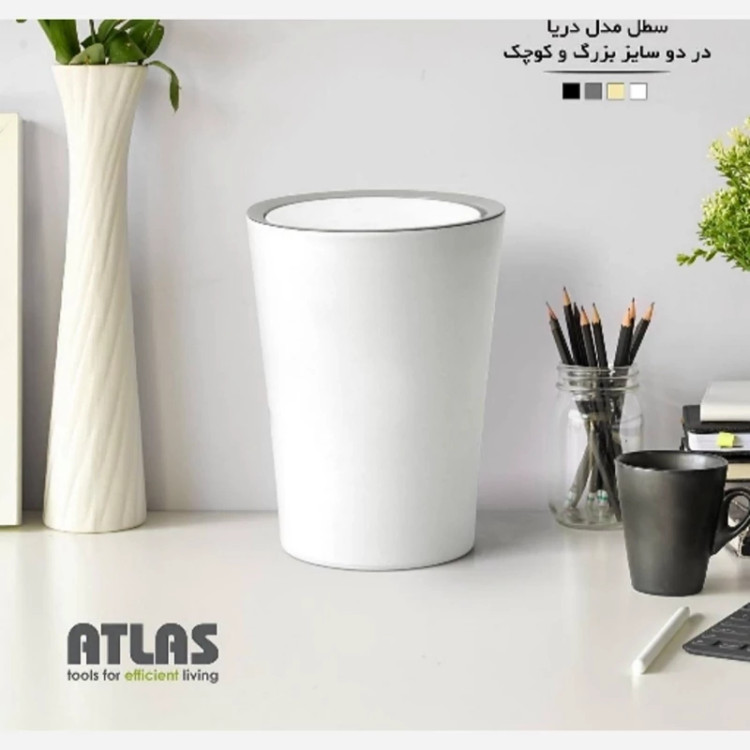 سطل پلاستیکی کد370 با رنگ بندی