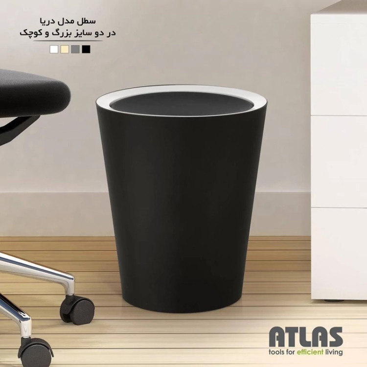 سطل پلاستیکی کد370 با رنگ بندی