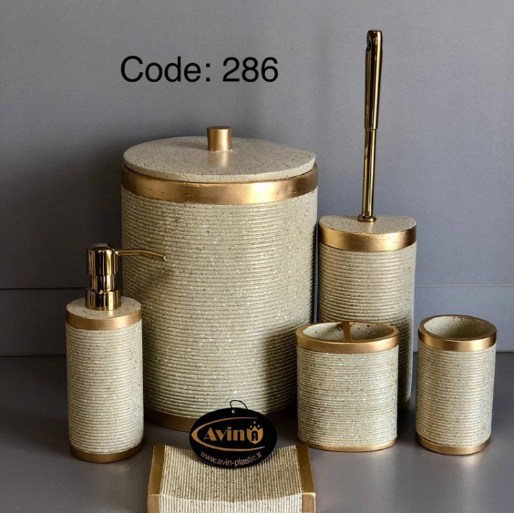 ست سرویس بهداشتی رزین کد 280 با رنگ بندی